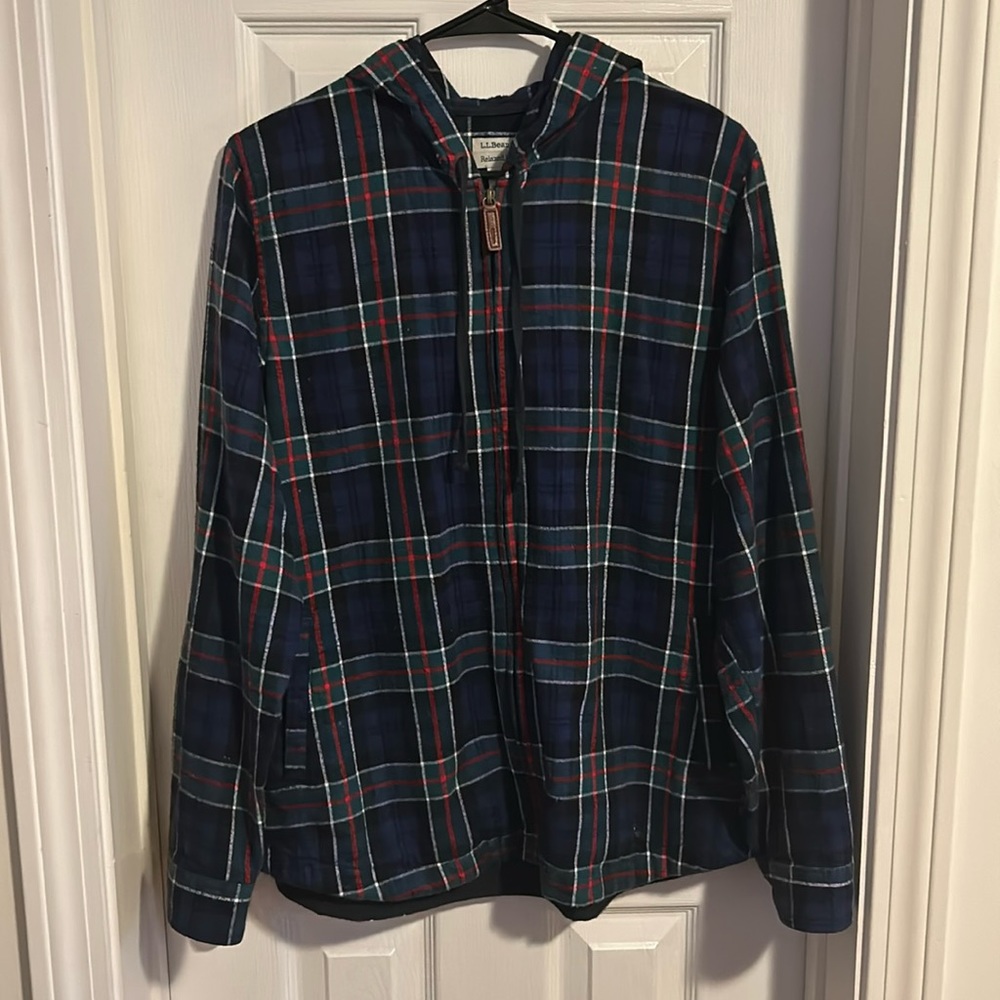 L.L. Bean zipped Flannel
